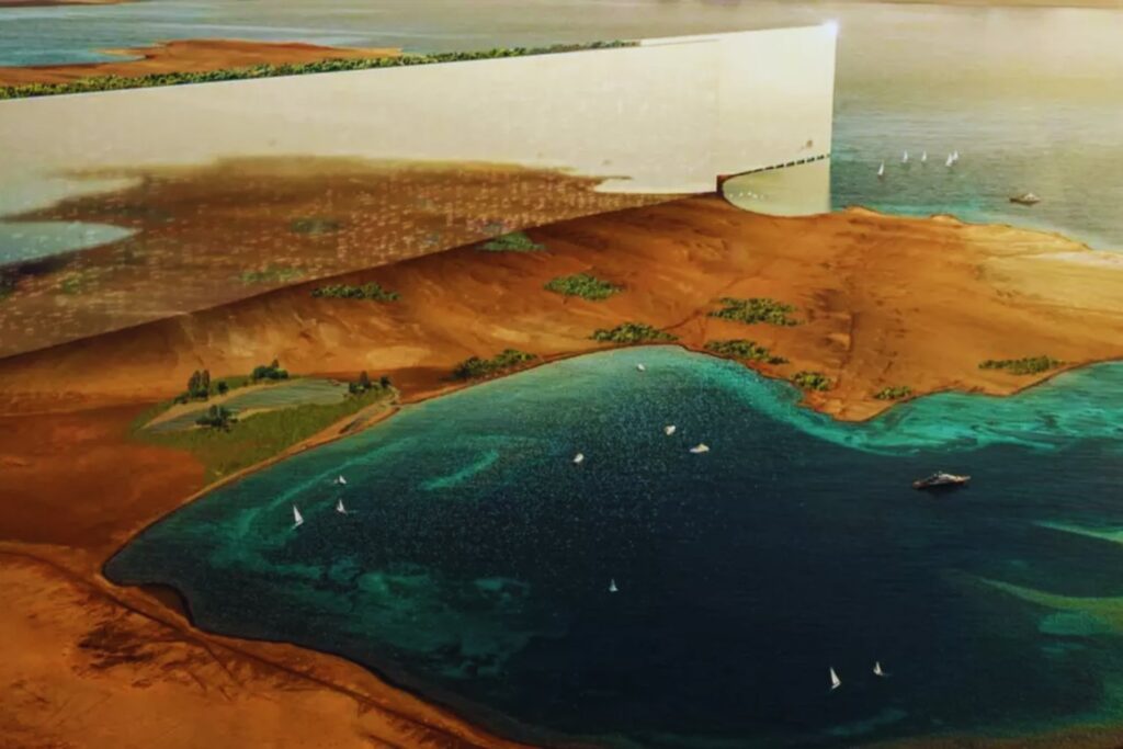 La ciudad futurista que iba a cambiar la historia se encoge a una franja mínima. Y The Line deja de ser un símbolo de modernización para transformarse en una advertencia arquitectónica