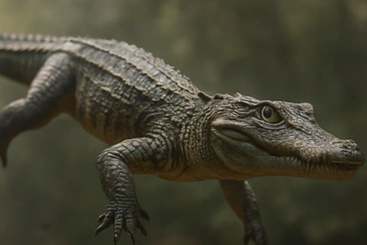 No todos los cocodrilos cazaban en el agua. Un huevo fosilizado muestra que algunos podían trepar árboles y lanzarse en caída libre sobre sus presas