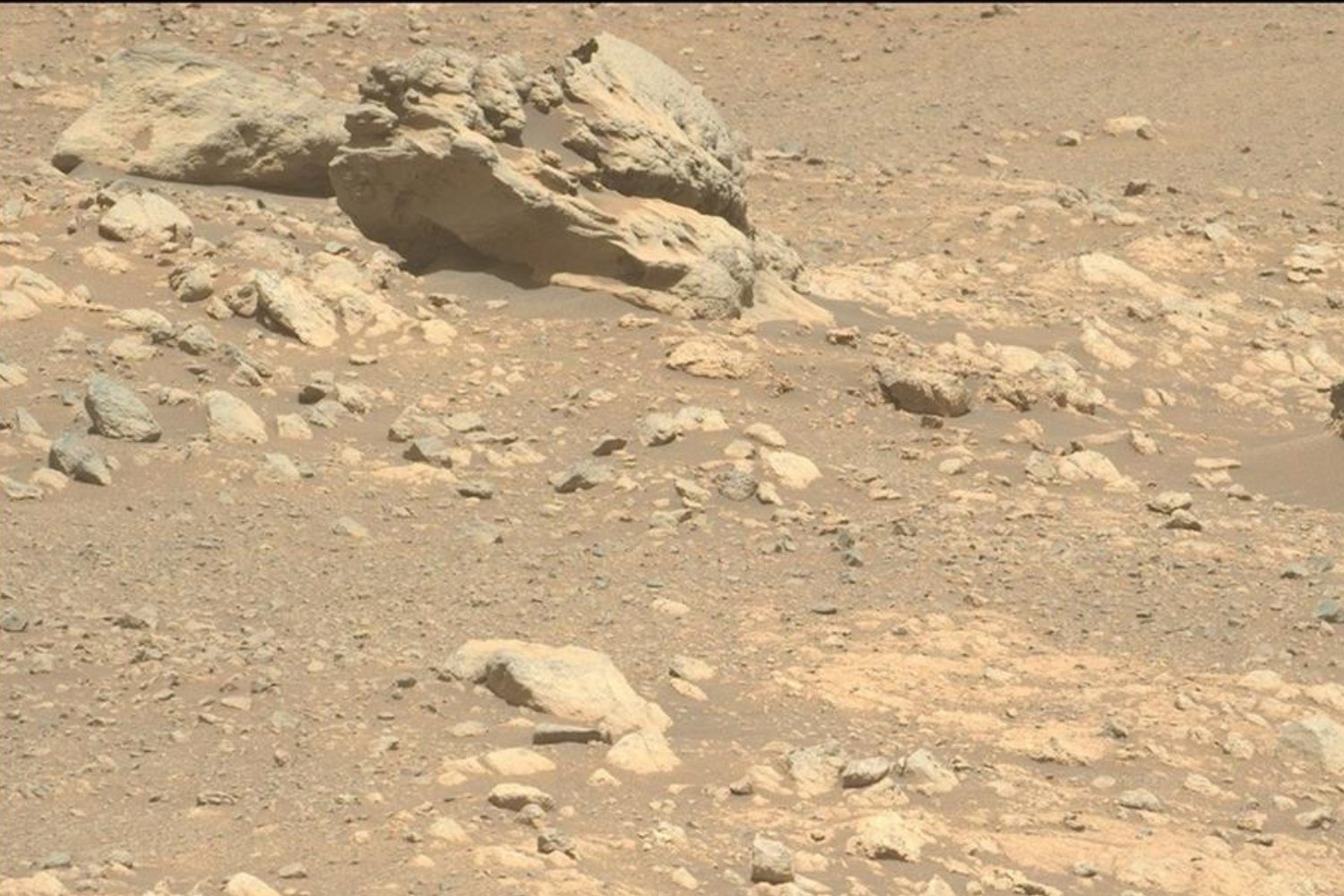 Una roca solitaria detuvo a Perseverance. Su composición no coincide con Marte y los científicos creen que podría tratarse de un fragmento ancestral