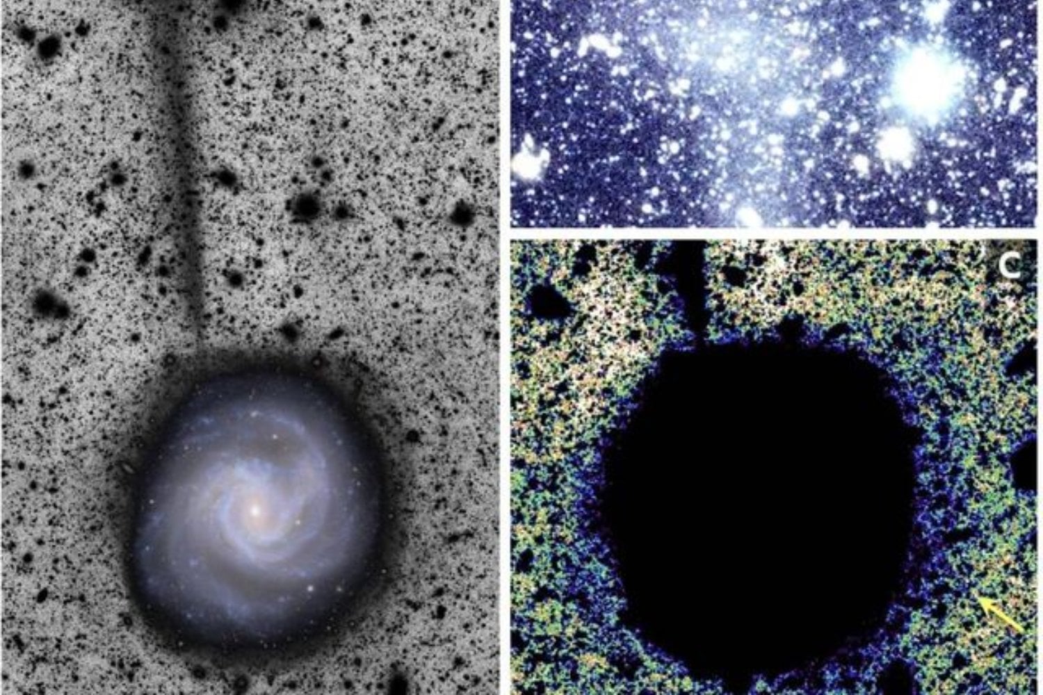 Una estructura tan larga como la Vía Láctea estaba oculta junto a una galaxia cercana. Y el telescopio Vera Rubin la ha revelado en una imagen que nadie vio venir