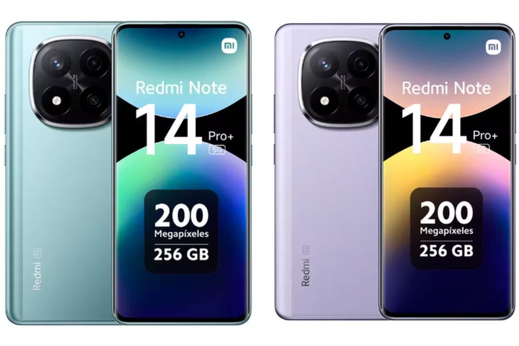 Xiaomi Redmi Note 14 Pro Plus 5G NFC, Snapdragon® 7s Gen 3,Pantalla AMOLED de 6,67" 1,5K,Cámara de 200MP,Cargador no Incluido