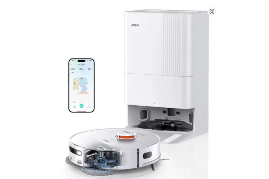 Robot aspirador JONR P20 Pro, edición internacional, fregado, secado al vacío, toallitas, limpieza automática, recolección de polvo, drenaje de agua