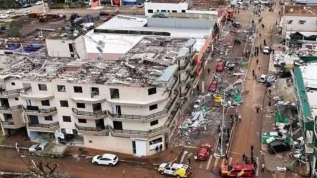 El Ronado Rio El tornado que borró una ciudad: Rio Bonito do Iguaçu devastada por ...