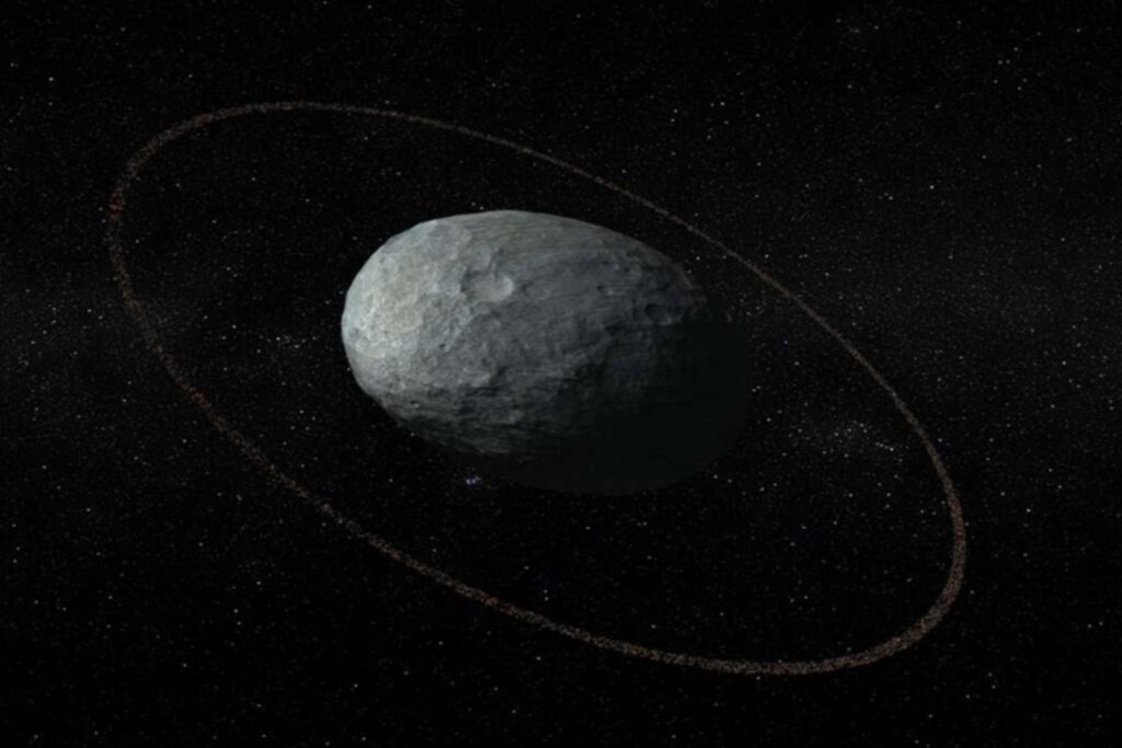 Astrónomos sorprenden al detectar anillos formándose alrededor del asteroide Quirón