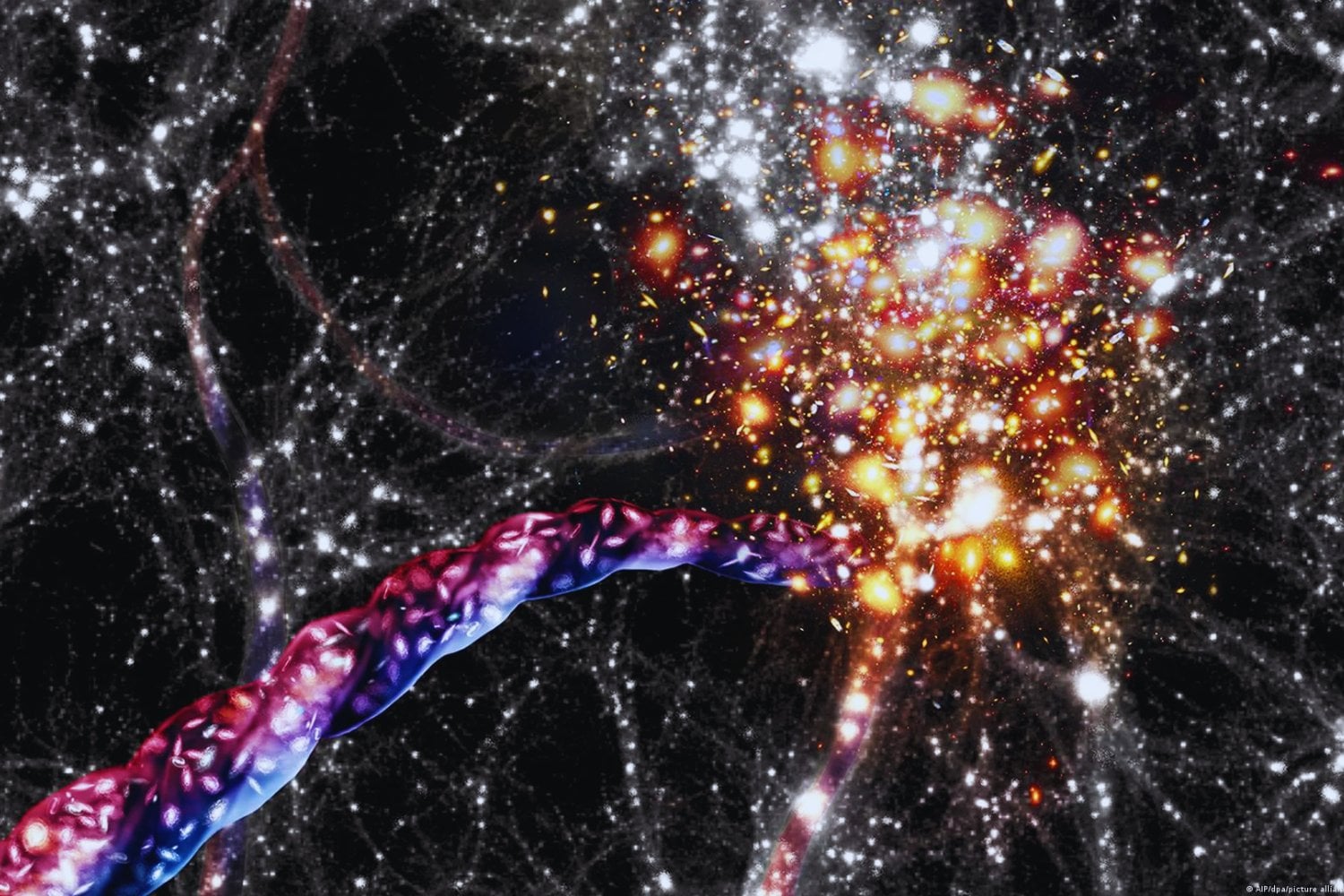 El universo escondía un titán rotatorio de 50 millones de años luz. Científicos creen que es “probablemente el objeto giratorio más grande” jamás visto: una cadena de galaxias atrapada en un filamento cósmico