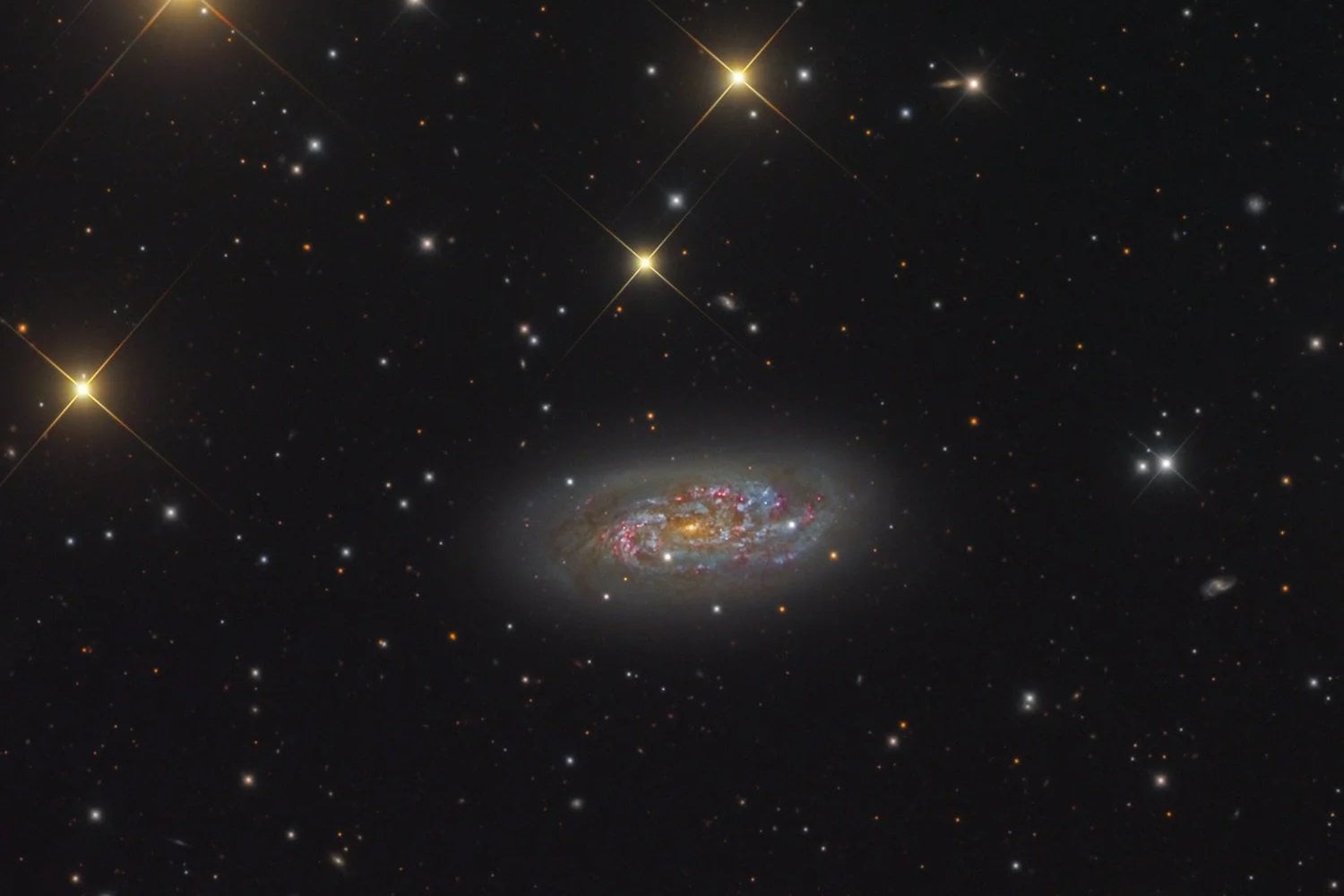 Una tormenta cósmica capturada a 50 millones de años luz. Lo que el Hubble ha visto en la galaxia NGC 1792 es un laboratorio vivo de nacimientos estelares