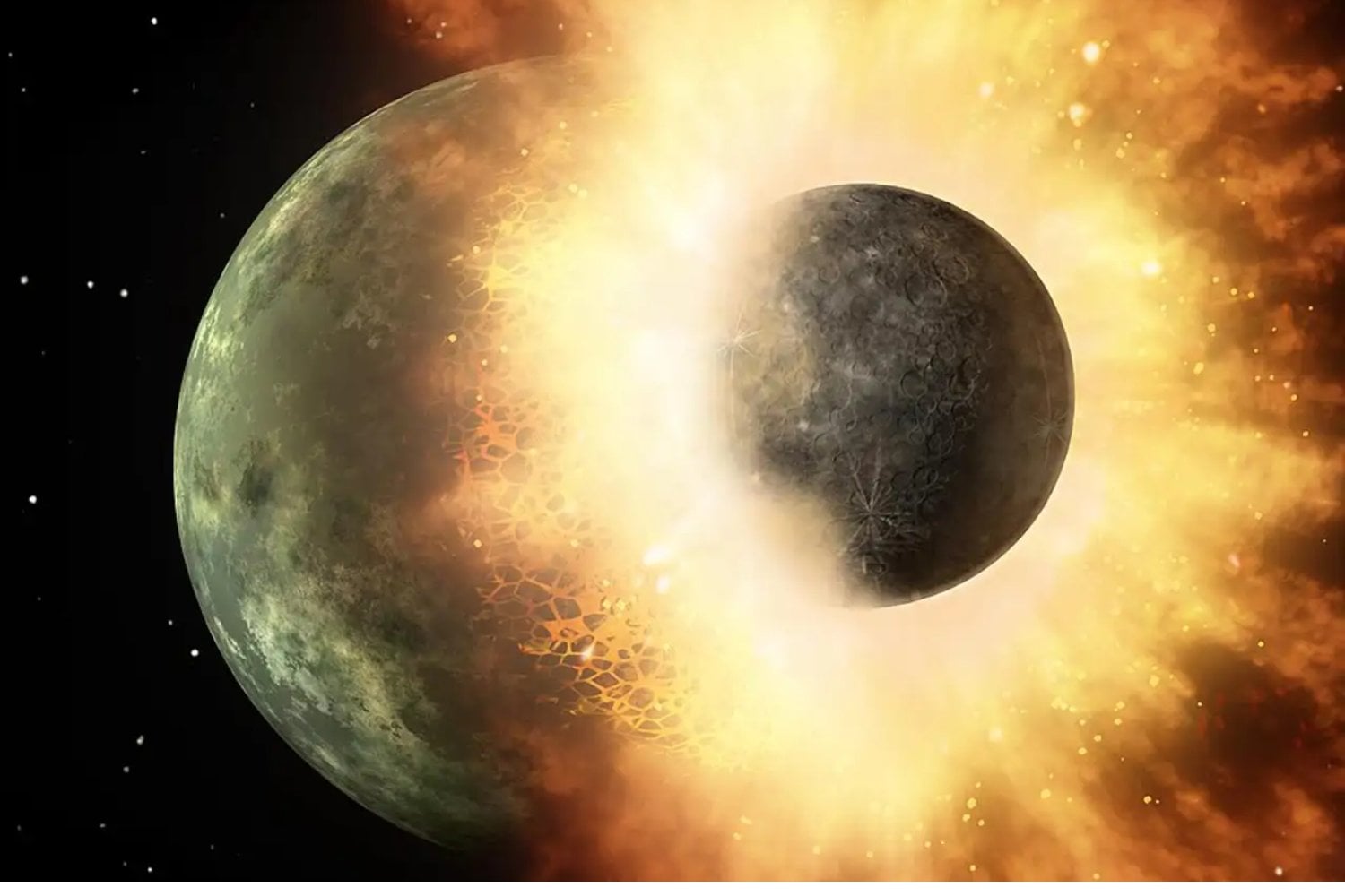 La Luna podría no ser un fragmento de la Tierra, sino de un planeta hermano perdido. Un nuevo estudio revive la historia de Theia y cambia dónde nació el mundo que nos dio a nuestro satélite