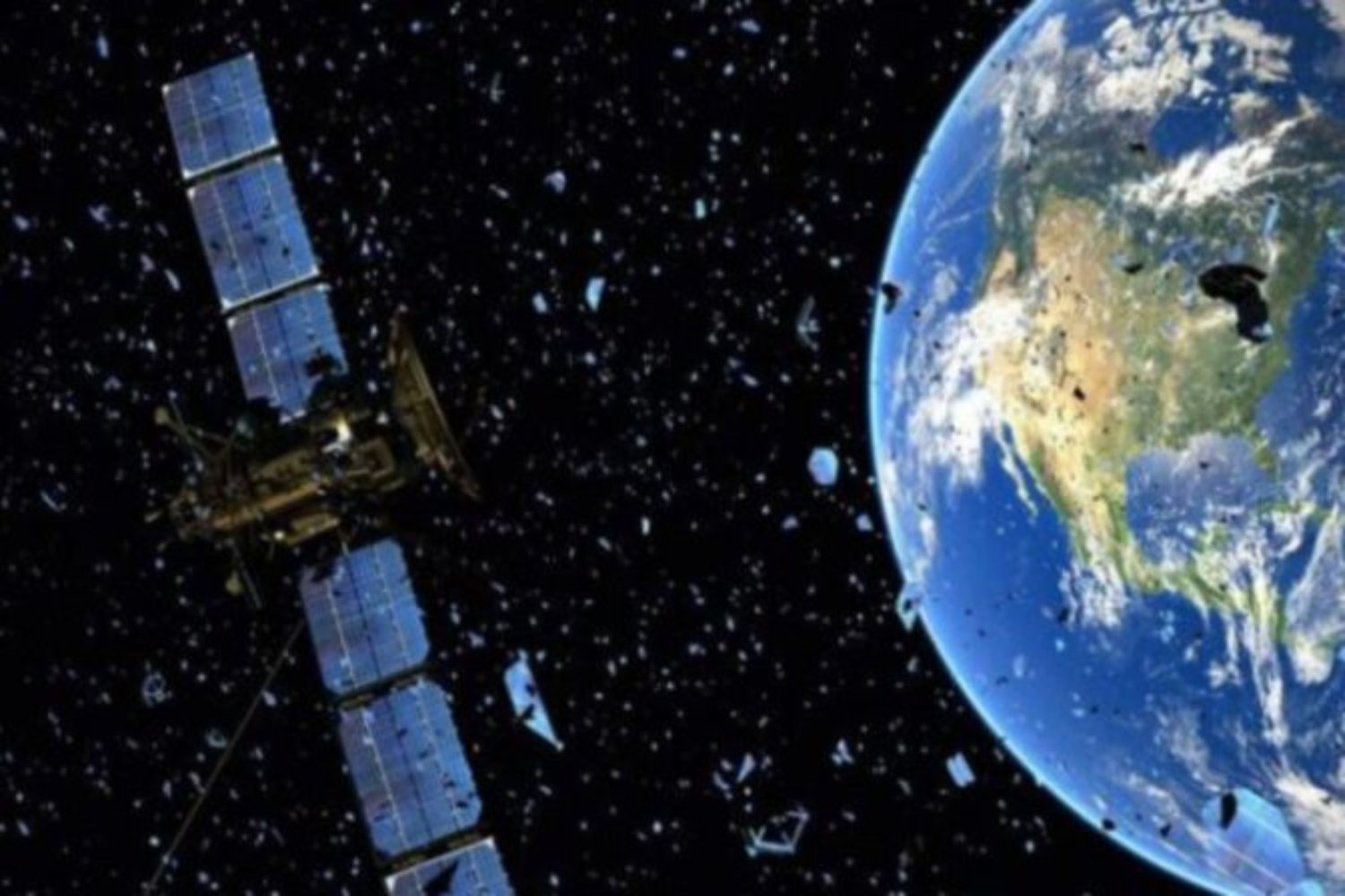 Algo invisible viaja a 28.000 km/h alrededor de la Tierra. Es la mayor amenaza para nuestros satélites y astronautas