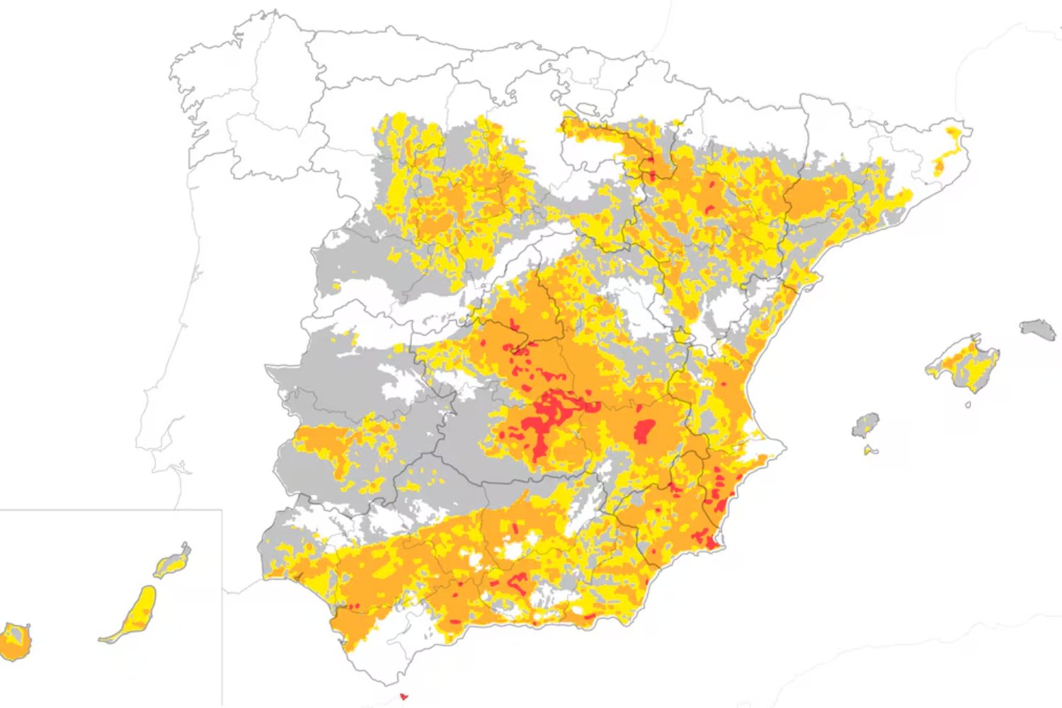 Creíamos que el verdor de los cultivos demostraba que la desertificación estaba bajo control. El Atlas de la Desertificación revela que ese verde era un espejismo alimentado por acuíferos al límite
