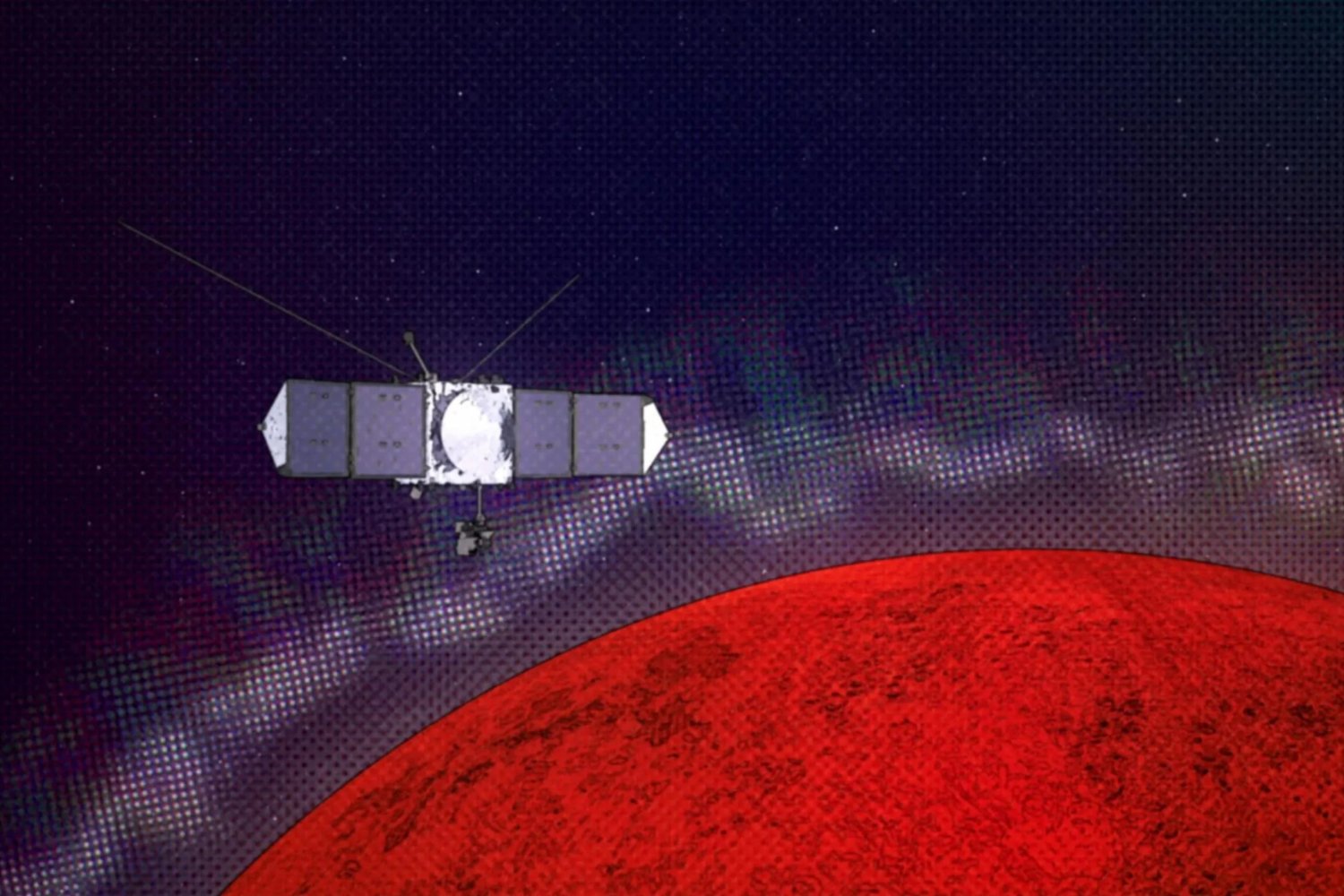 Y un día, el silencio. Tras once años orbitando Marte, una de las sondas más importantes de la NASA quedó sin contacto