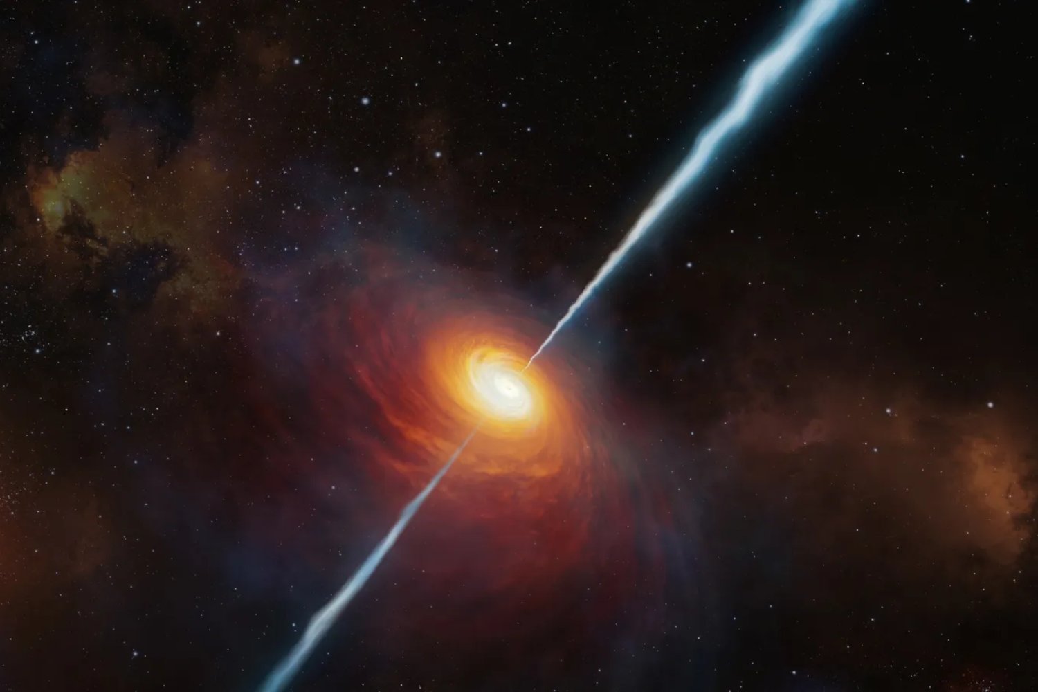 Nunca habíamos visto estallar un agujero negro de esta forma. La explosión de este gigante cósmico recuerda a las erupciones del Sol, pero a una escala inimaginable