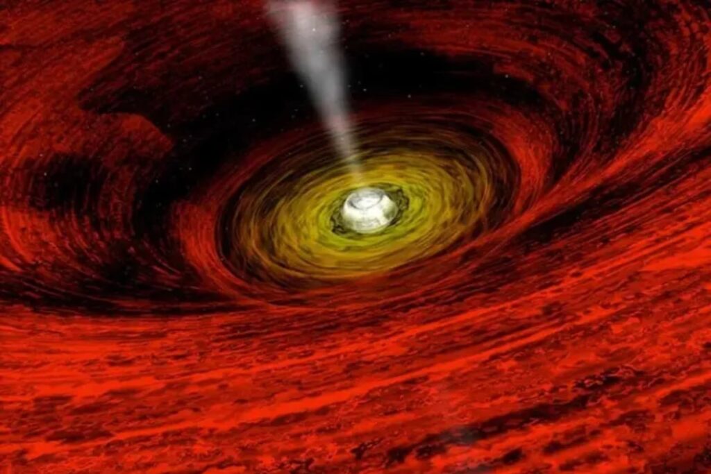 Nunca habíamos visto estallar un agujero negro de esta forma. La explosión de este gigante cósmico recuerda a las erupciones del Sol, pero a una escala inimaginable