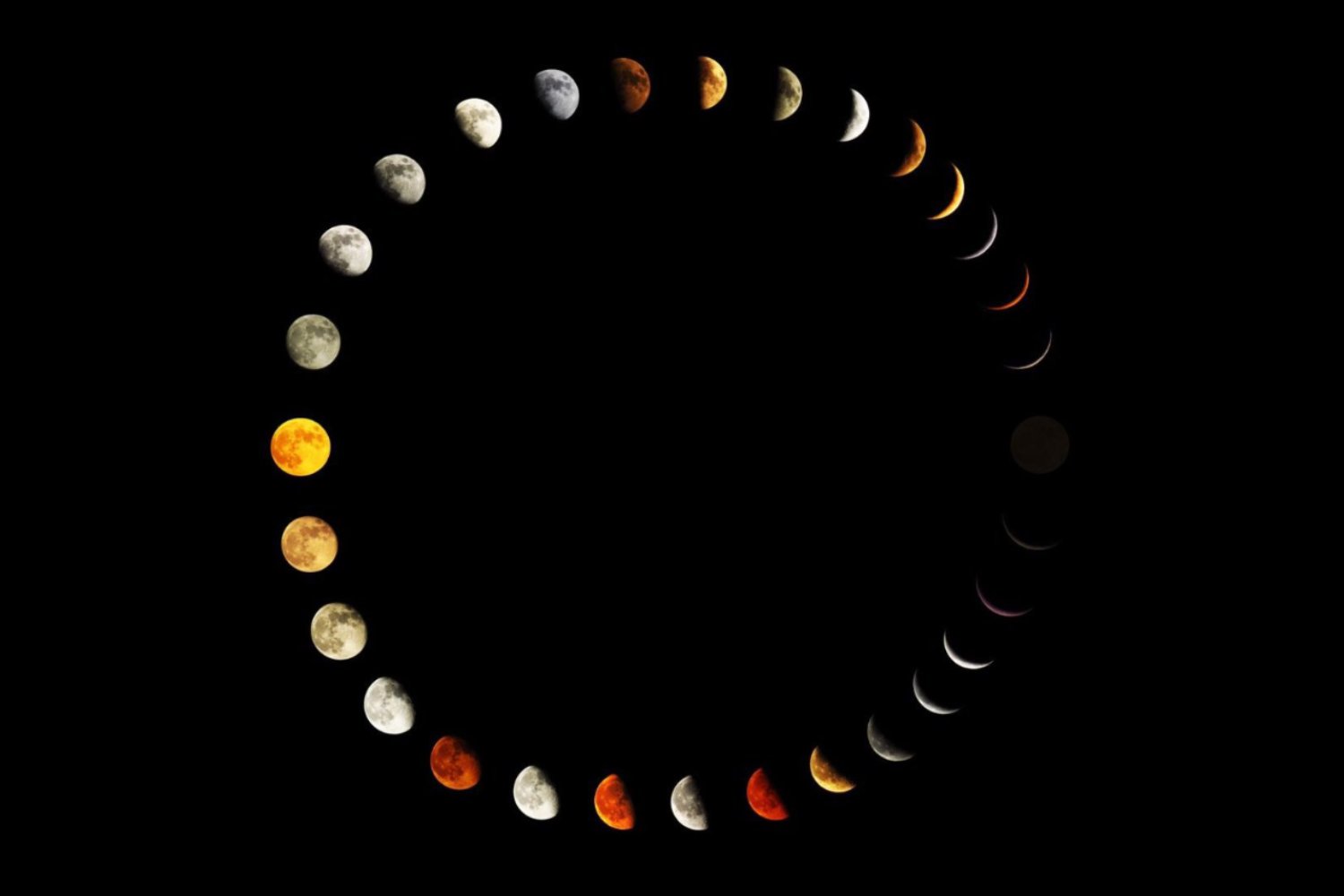 Cómo funcionan realmente las fases de la Luna y por qué casi todos las representamos mal