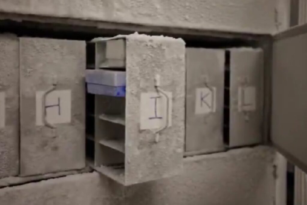 El búnker suizo que guarda heces humanas para proteger la salud futura