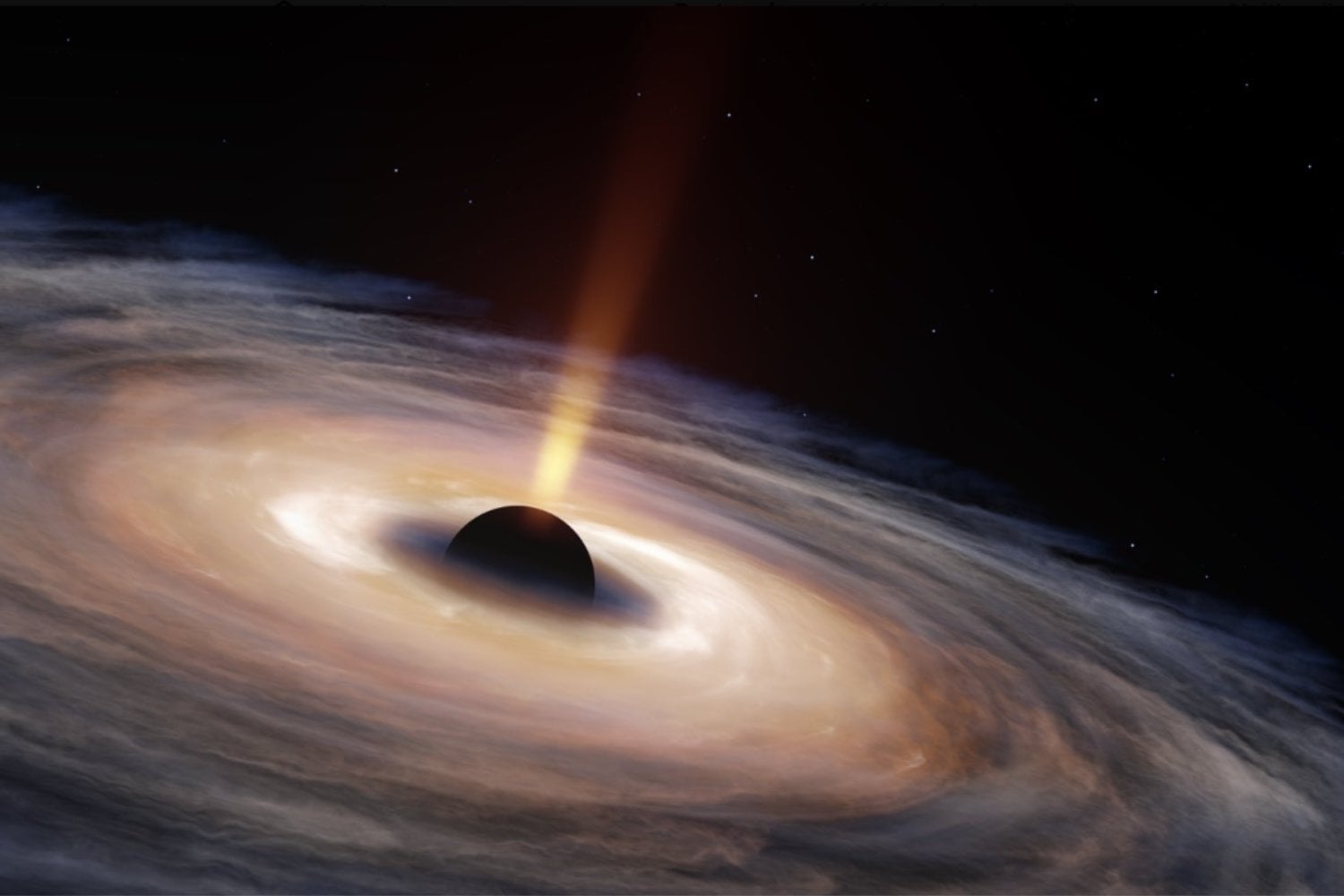 Una estrella “imposible” en órbita a un agujero negro desconcierta a los astrónomos