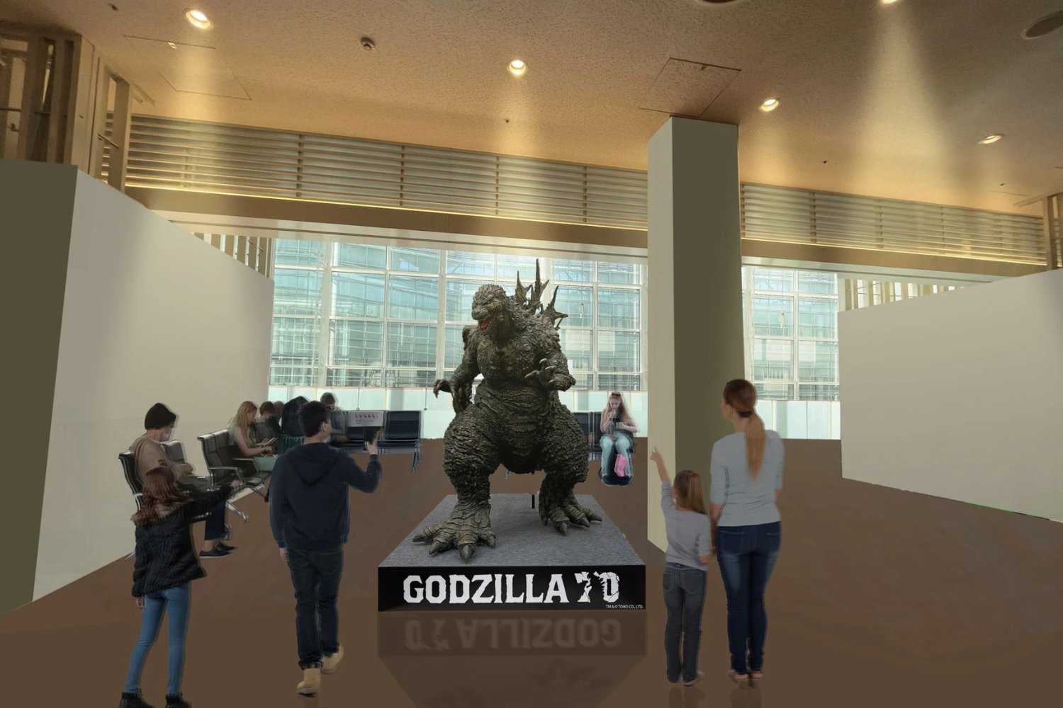 Godzilla Pequeño Haneda