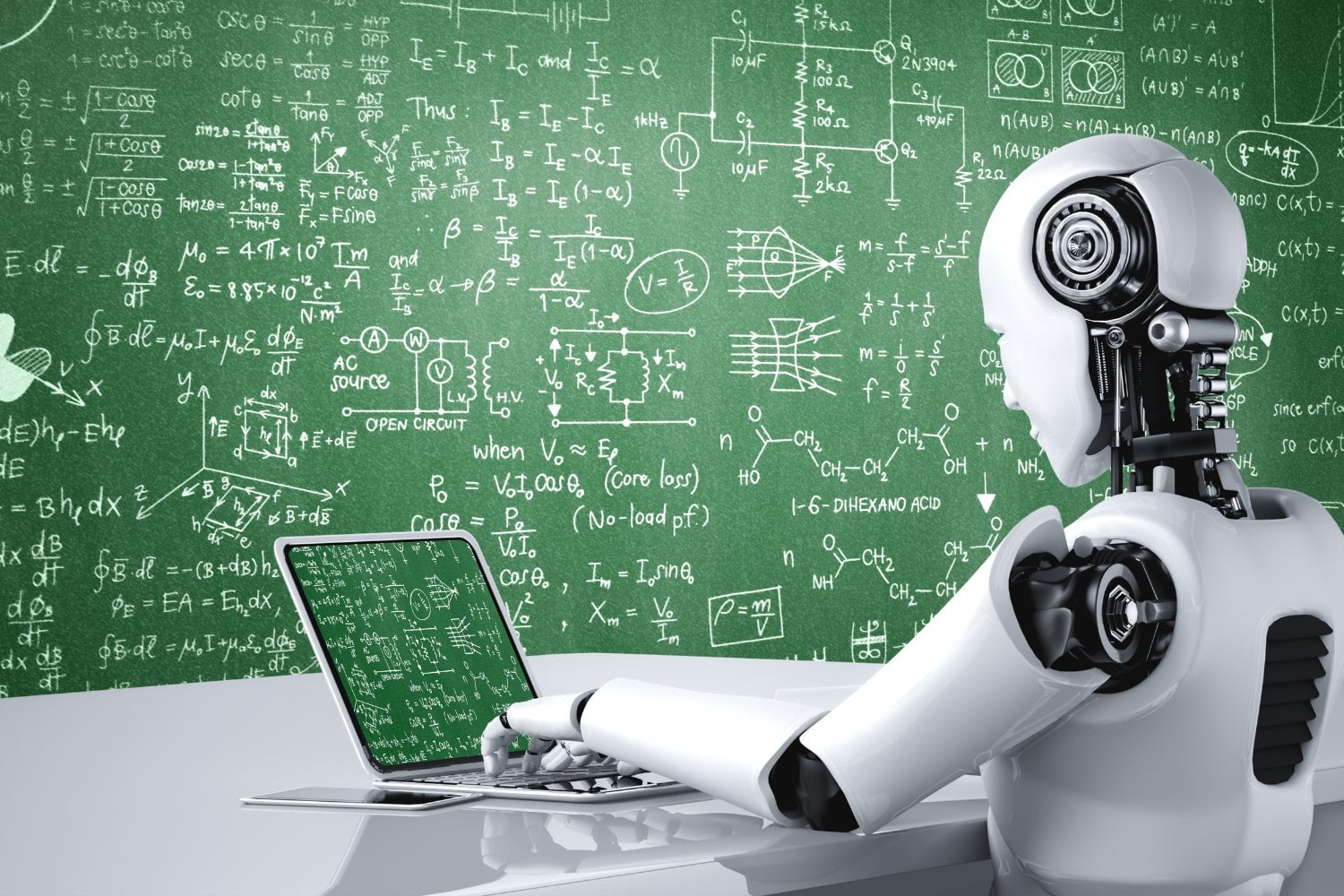 Robot Estudiando