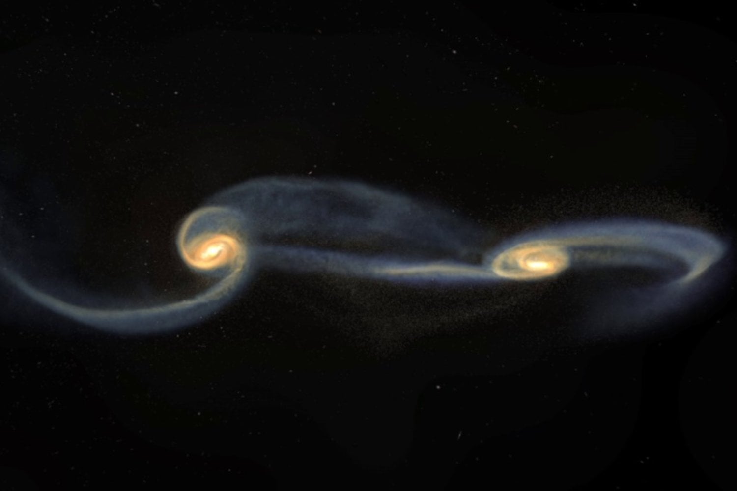 El James Webb detecta algo que parecía imposible. Un agujero negro supermasivo escapando de su galaxia a casi 1.000 kilómetros por segundo