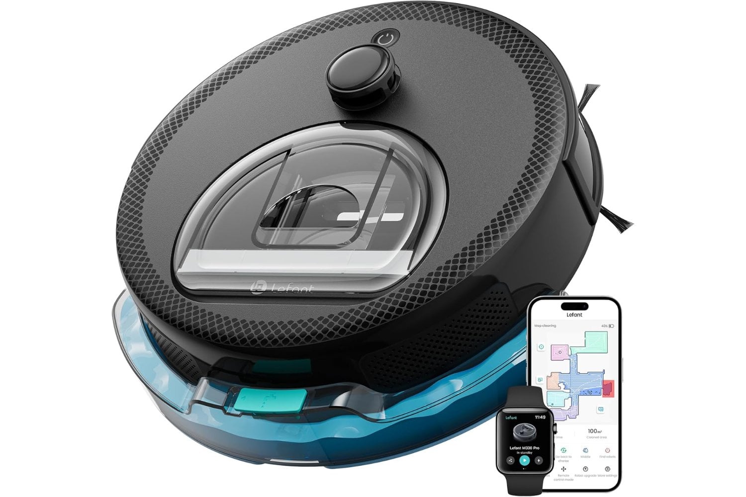 LEFANT M330 Pro 3-in-1 Robot Vacuum and Mop