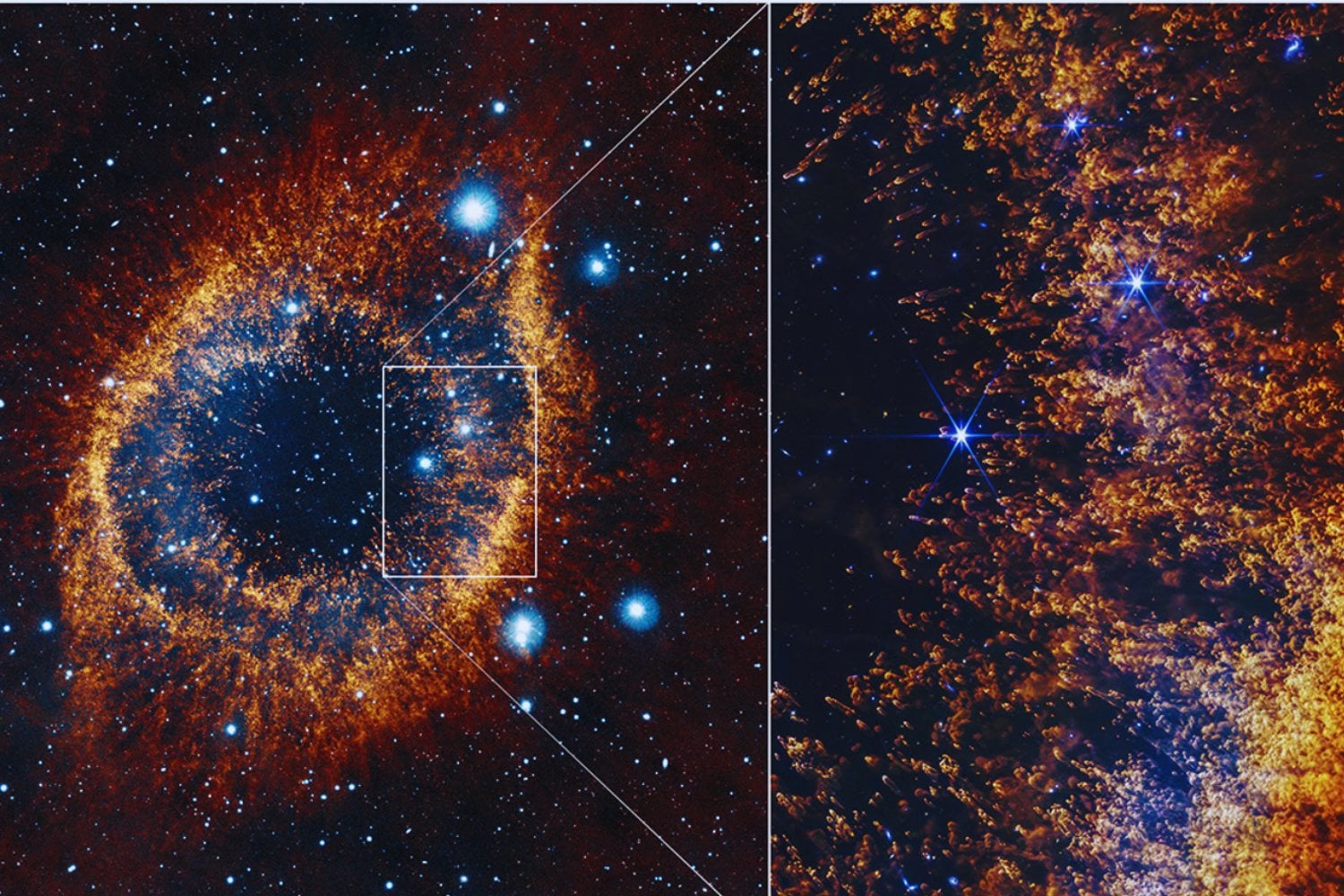 El James Webb apunta al llamado “Ojo de Dios” y ofrece una imagen inédita de cómo podría ser el final del Sol dentro de miles de millones de años