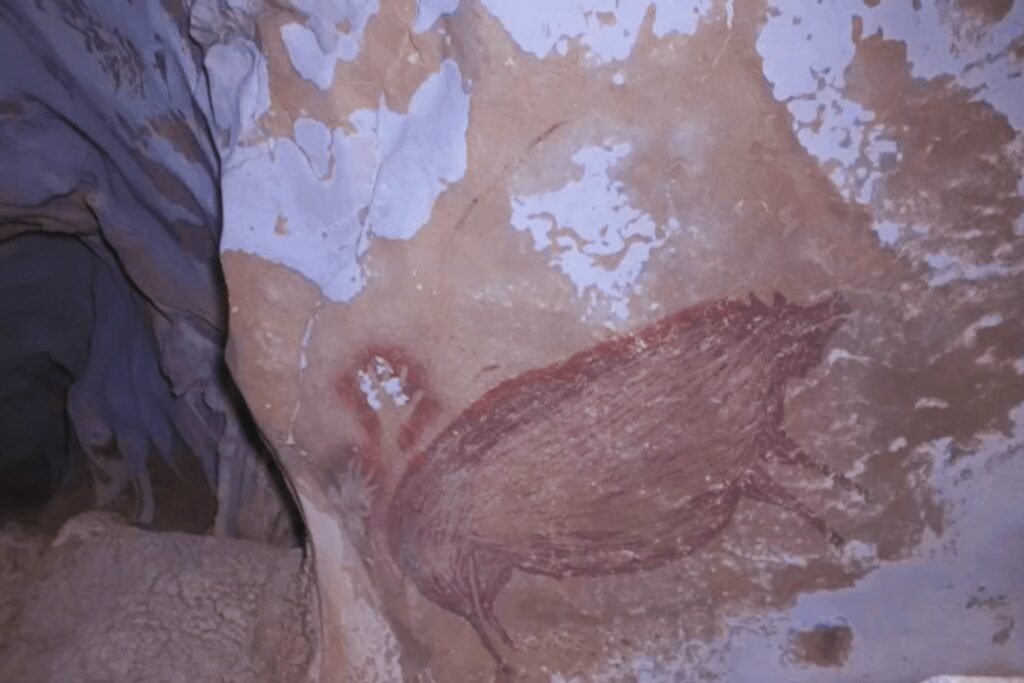 Un cerdo pintado hace 45.500 años y una cueva olvidada en Indonesia. El hallazgo que reescribe el origen del arte humano