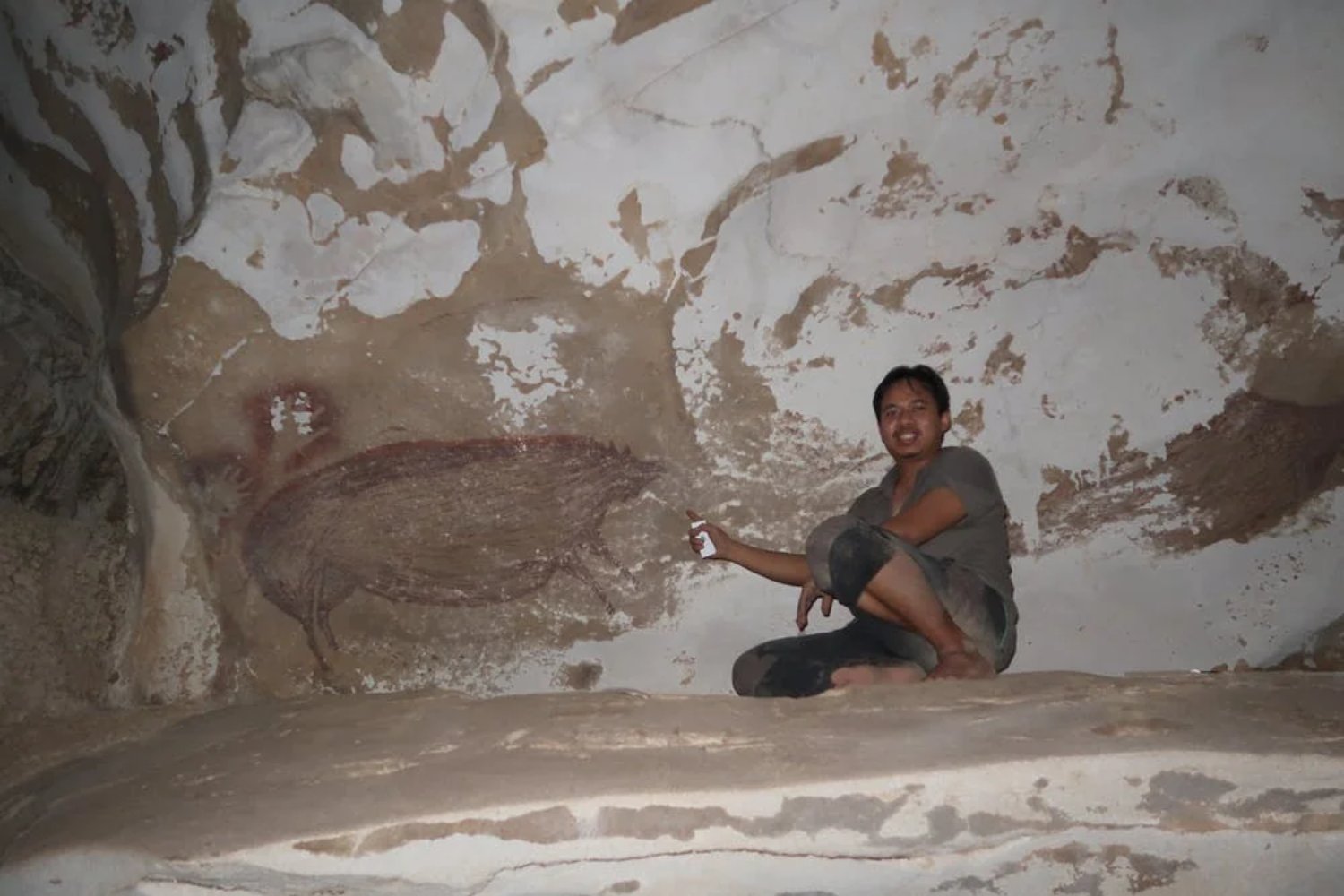 Un cerdo pintado hace 45.500 años y una cueva olvidada en Indonesia. El hallazgo que reescribe el origen del arte humano