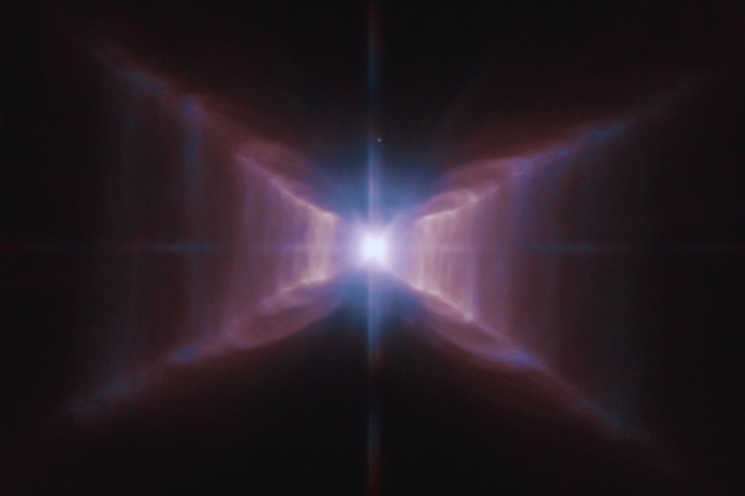 El Rectángulo Rojo no debería existir con esa forma ni con esos colores. El Hubble acaba de mostrar en detalle una de las nebulosas más extrañas del cielo