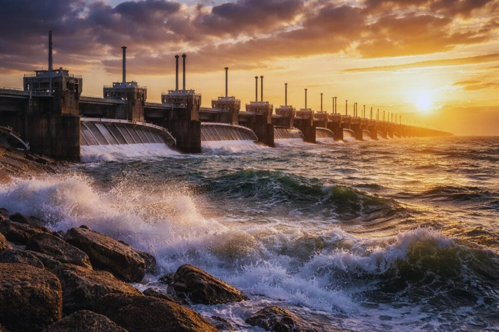 Países Bajos asumió que no podía ganar al mar. Así nació una estructura tan pesada que equivale a 700 torres Eiffel