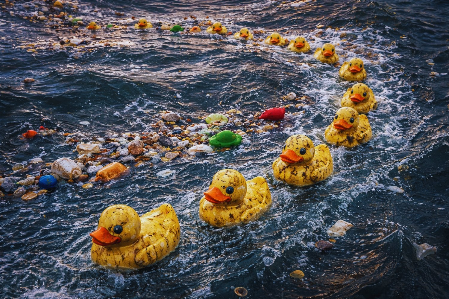 Un naufragio liberó miles de patitos de goma en el Pacífico. Treinta años después, siguen enseñándole al mundo cómo se mueve el océano