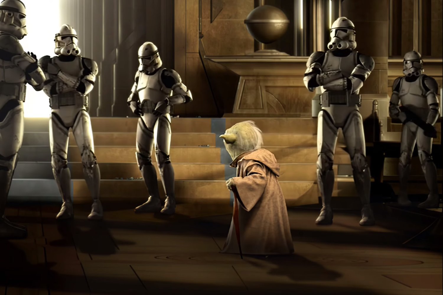 Yoda bailando breakdance: el easter egg más surrealista de Star Wars