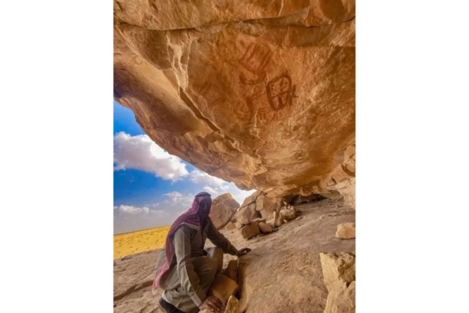Un refugio de roca en el Sinaí conserva 10.000 años de mensajes humanos. Cómo un mismo lugar fue usado por cazadores, mercaderes y pastores a lo largo de milenios