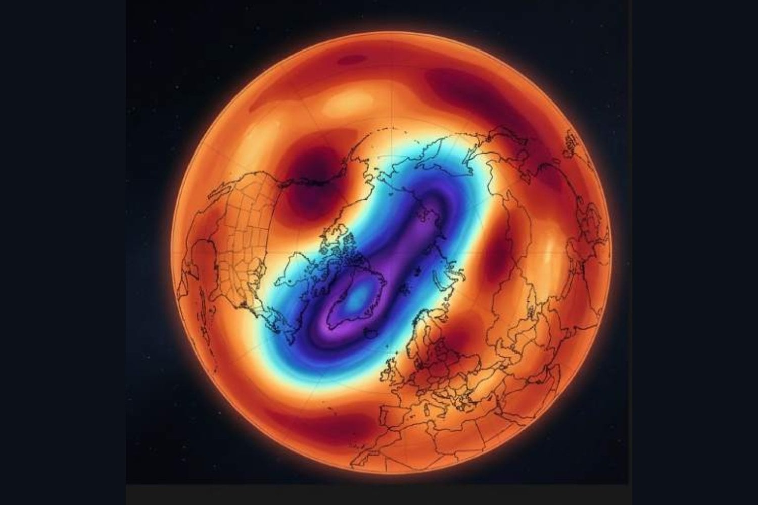 El vórtice polar podría colapsar en febrero tras un calentamiento extremo en la estratosfera. Por qué esto puede devolver olas de frío severo a Europa y Estados Unidos