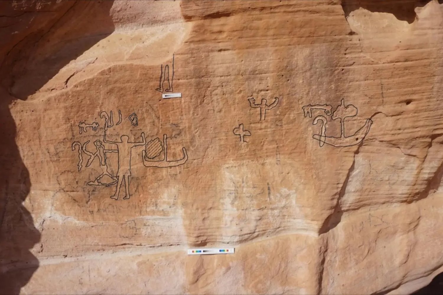 La primera expansión de Egipto no empezó en el Nilo. Un grabado en el Sinaí muestra cómo el poder se impuso con violencia desde el origen