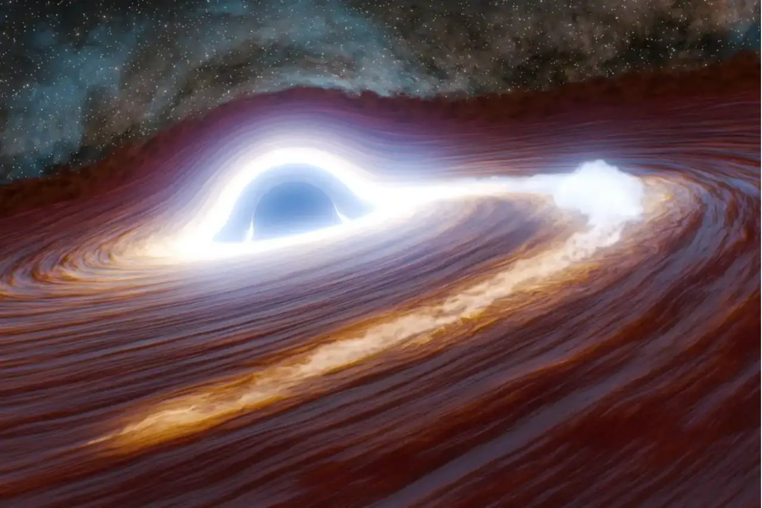 Detectan una señal de radio cerca del agujero negro central de la galaxia. Podría ser el púlsar perfecto para poner a prueba a Einstein