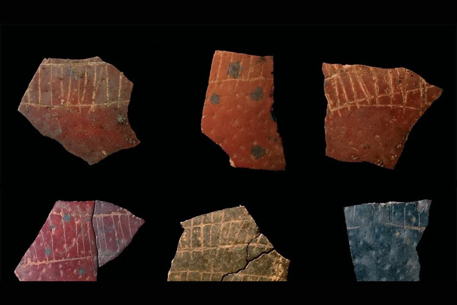 Hace 60.000 años ya dibujábamos el mundo con reglas geométricas. Los grabados en huevos de avestruz que adelantan el origen del pensamiento abstracto humano