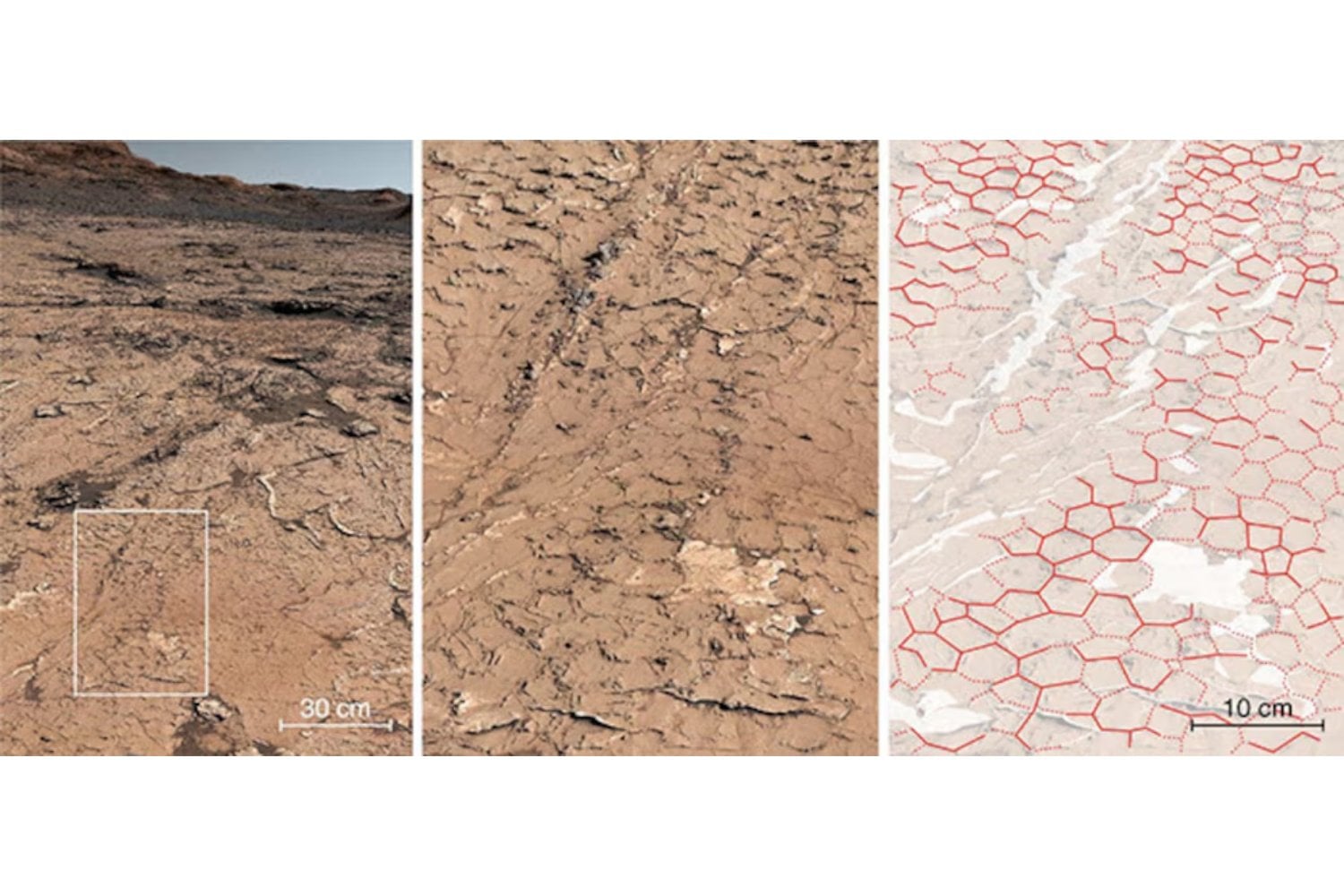 Las inquietantes “telarañas” del Monte Sharp están reescribiendo la historia del agua en Marte. Curiosity acaba de confirmarlo sobre el terreno