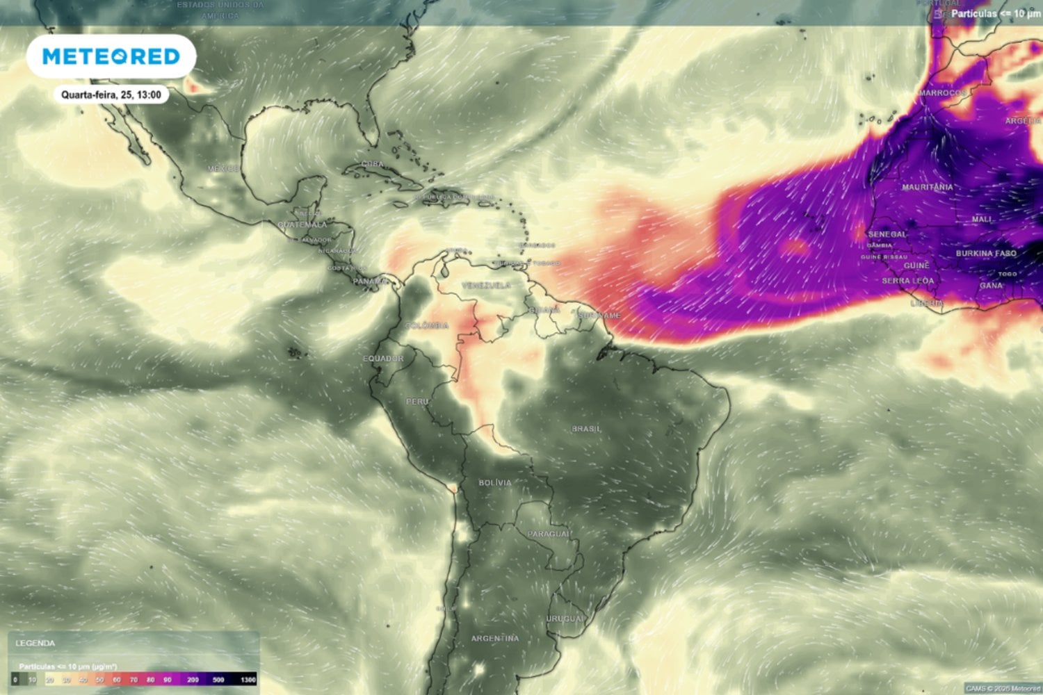El polvo del Sáhara ya cruza el Atlántico y empieza a afectar la calidad del aire en América. Lo que llega a Brasil y el Caribe es una nube invisible con impacto real en la salud