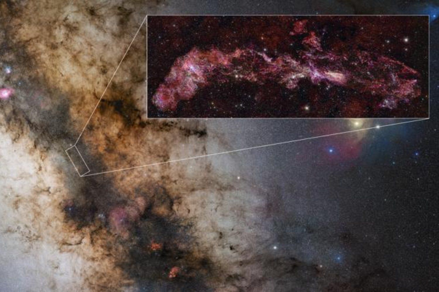 El corazón oculto de la Vía Láctea aparece como nunca antes lo habíamos visto. ALMA revela una red caótica de gas junto al agujero negro central