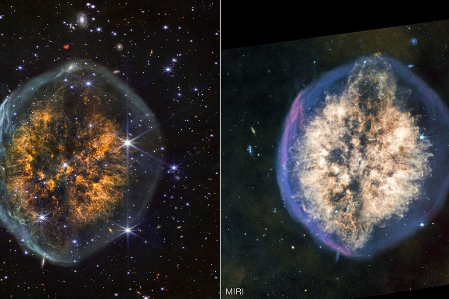 El James Webb fotografía una nebulosa con forma de cráneo a 1.600 años luz. La imagen en infrarrojo revela la anatomía completa de PMR 1 con un nivel de detalle nunca visto