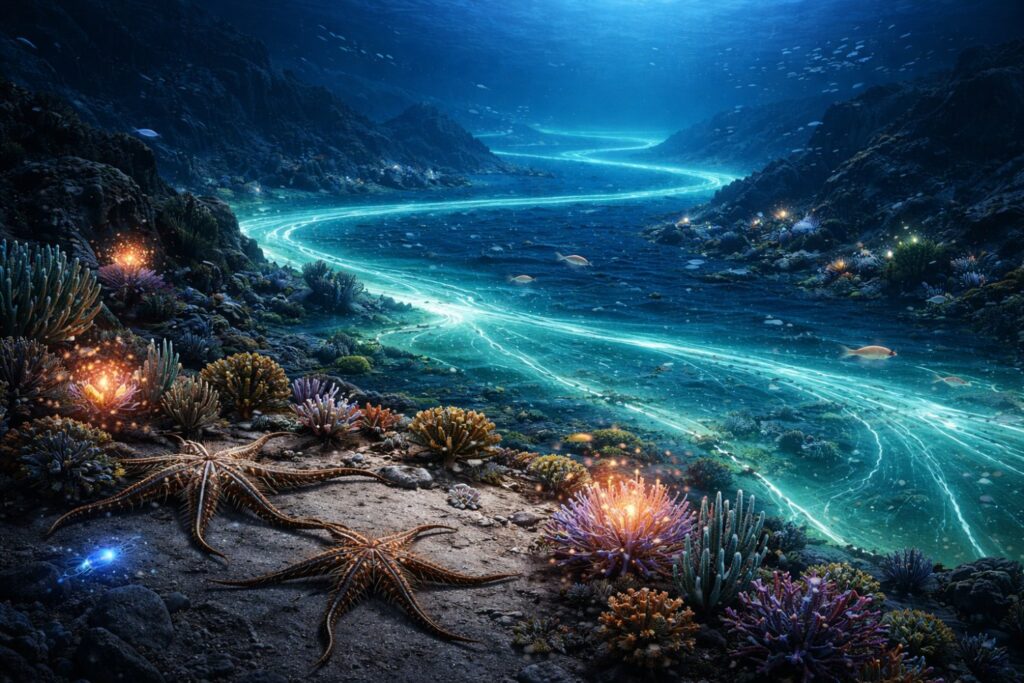 El océano profundo no es un archipiélago de ecosistemas aislados. Es una red global por la que la vida ha viajado durante 100 millones de años