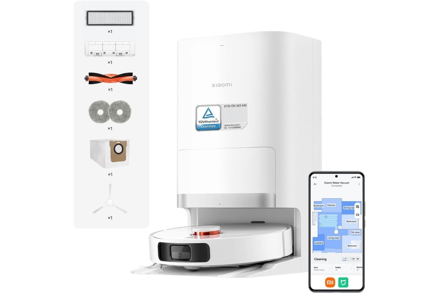 XIAOMI Robot Vacuum X20+ - Robot Vacuum Cleaner and Mop