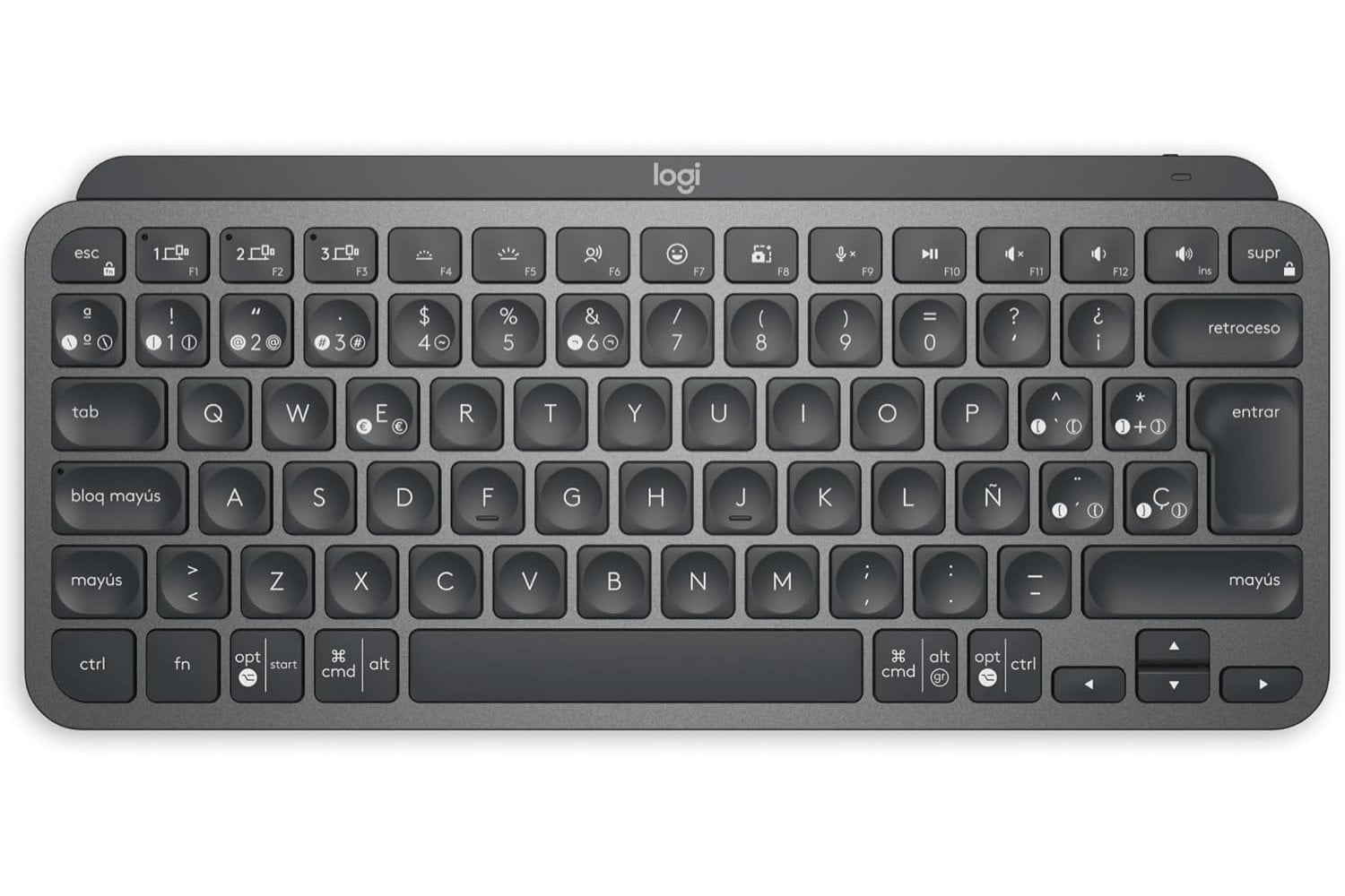 Logitech MX Keys Mini Minimalist Wireless Keyboard,