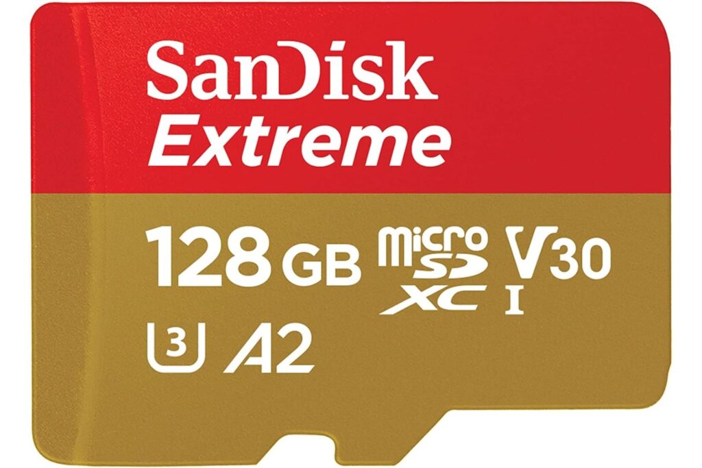 SanDisk Extreme 128GB Micro SDXC Card + SD Adapter