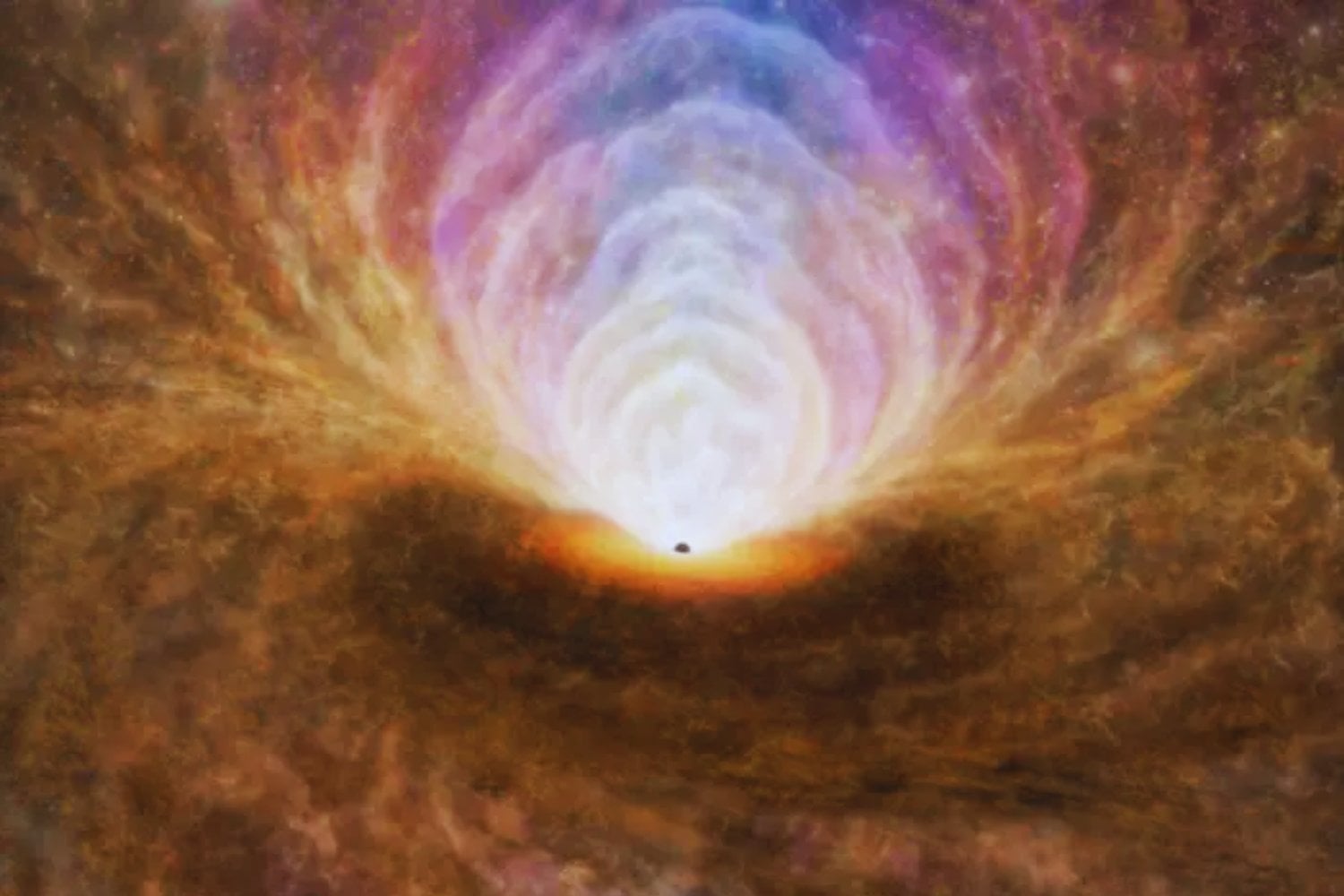 El telescopio Webb acaba de mirar al corazón de una galaxia cercana. Y ha descubierto cómo se alimenta realmente un agujero negro