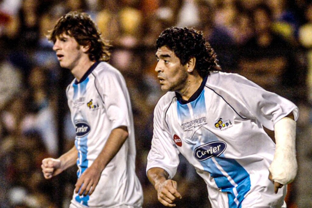 Argentina entra en el juego grande: la AFA lanza su primer videojuego oficial con Messi y Maradona juntos