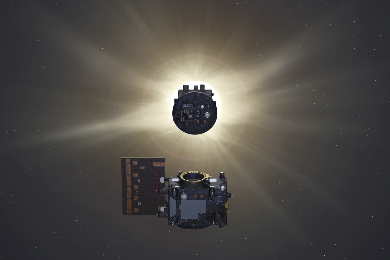 Una nave quedó a la deriva sin energía ni control en el espacio durante semanas. La ESA no pudo intervenir directamente y tuvo que esperar el único momento en que el Sol volvió a tocar sus paneles para traerla de vuelta