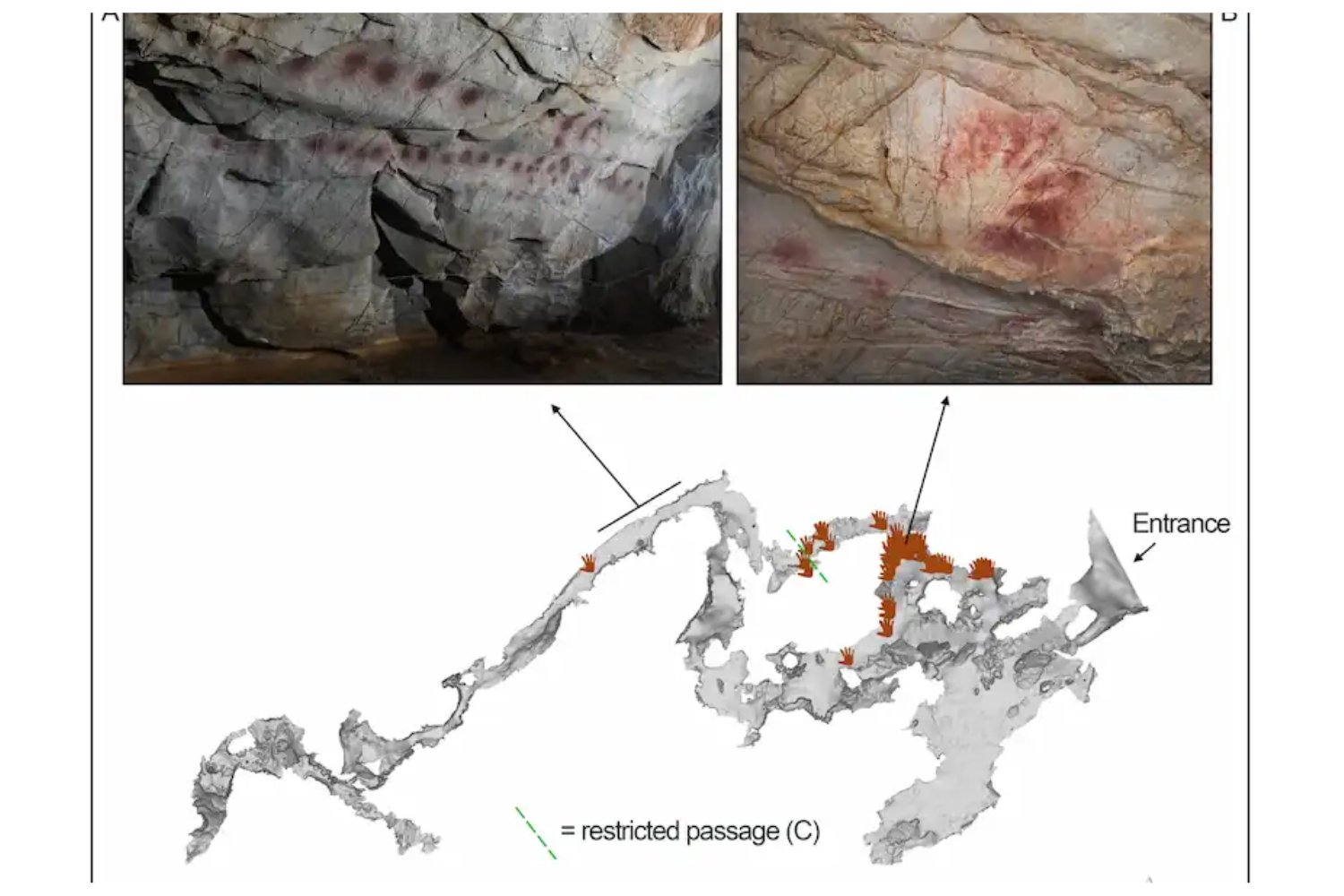Las manos prehistóricas de una cueva en Cantabria podrían esconder un secreto mucho mayor de lo que creíamos. Un nuevo estudio sugiere que marcaban un recorrido ritual dentro de la montaña