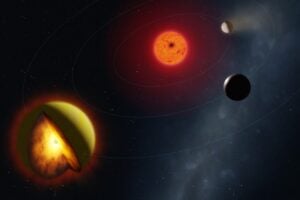 Este planeta está literalmente fundido y cubierto de lava. L98-59d alcanza los 1900 grados, tiene atmósfera tóxica y podría representar una nueva clase de mundos