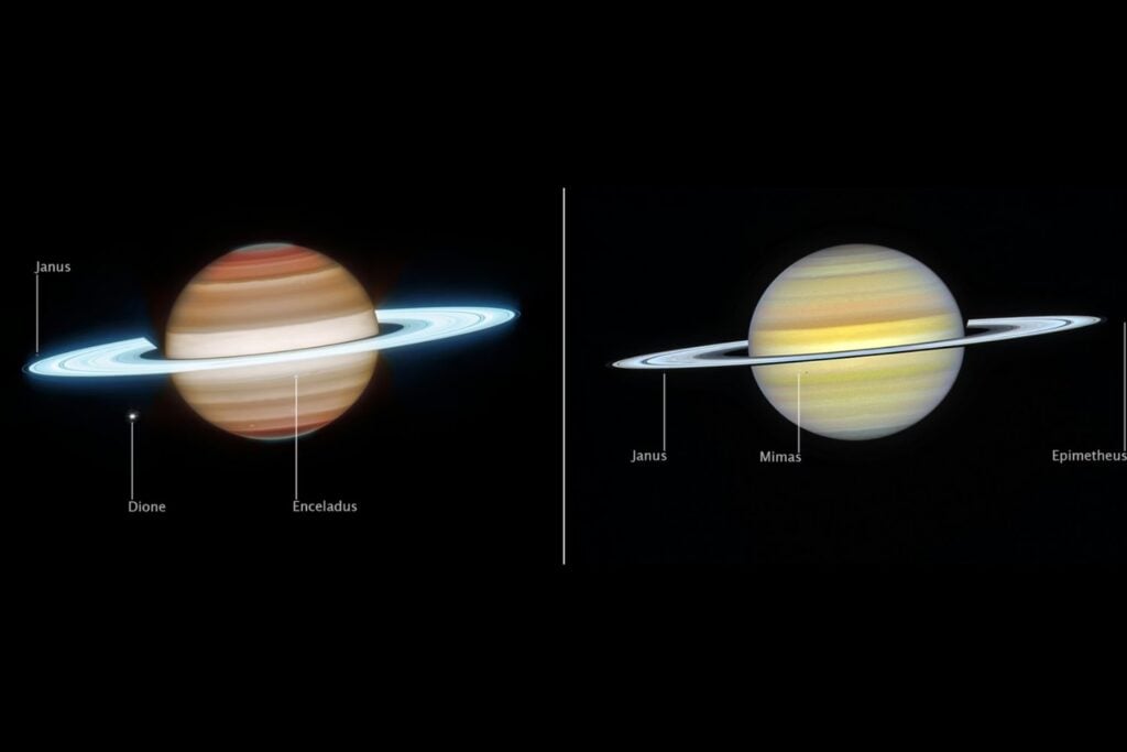 Saturno vuelve a parecer irreal en las nuevas imágenes del James Webb y el Hubble. Pero lo más fascinante no es su belleza, sino todo lo que ahora podemos ver dentro de su atmósfera