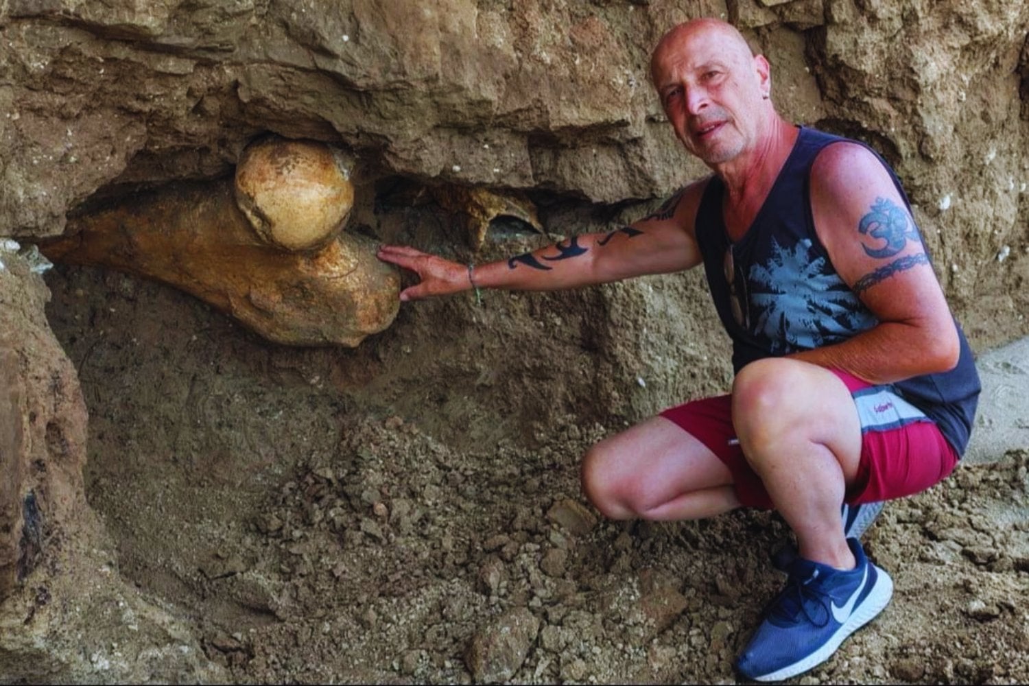 Un paseo por los acantilados de la costa bonaerense terminó en un hallazgo extraordinario: rescatan un fósil gigante de megafauna de hace 400.000 años